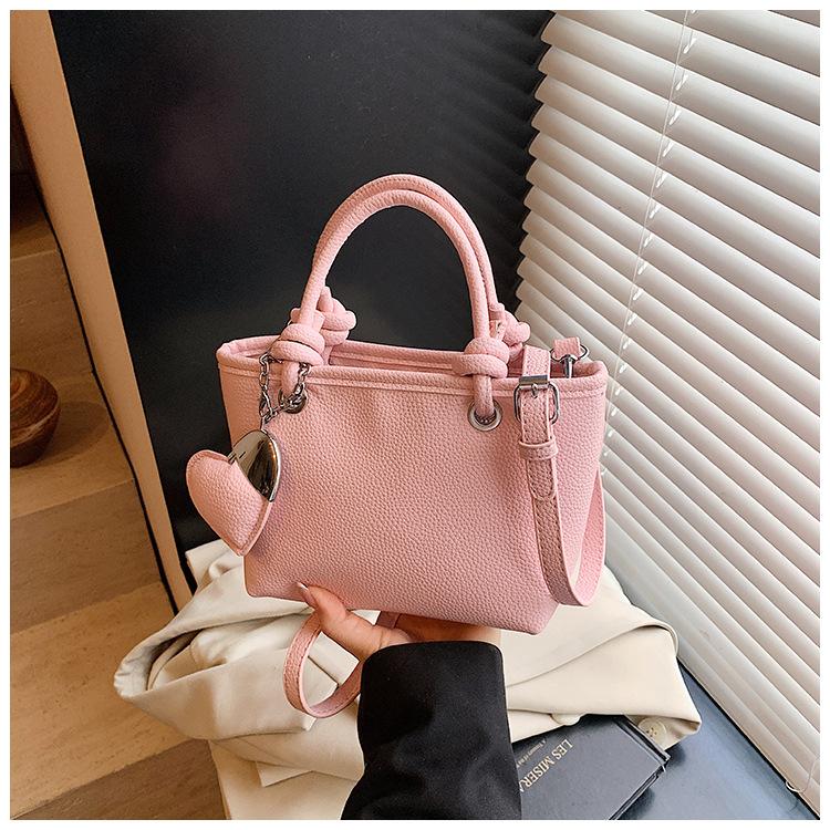 Popular Small Bag Women's High-end Sense Large-capacity Portable Vegetable Basket Bucket Bag Women's Fashion Shoulder Messenger Bag