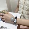 Women Quartz Watch Luxury Flower Pearl Orologio Vintage New Elegant Female Diamond Crystal Inlay Case Watches Ladies Wristwatch