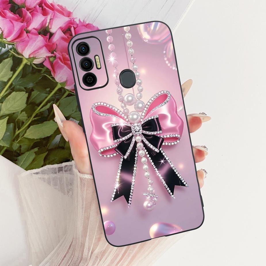 For Tecno Spark 7 Pro Case Spark7 T KF6p New Luxury Painted Cover Soft Silicone Case For Tecno Spark 7P 7T Spark7 Pro Funda Bags