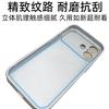 Factory New iPhone17 Multi-function Custom Sublimation Mobile Phone Case Camera Ring Fine Hole Heat Transfer Protective Case