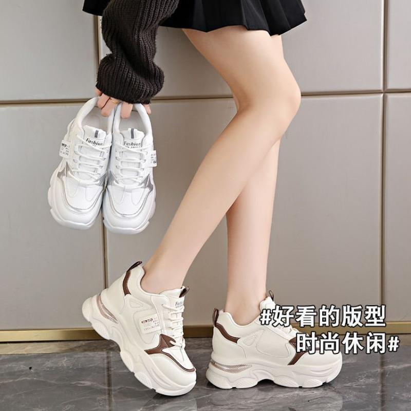 Fashion New Spring Autumn Women White Sport Shoes Trend Thick Bottom Ultra-Light Platform Sneaker Female Casual Shoe Running Shoes Mujer
