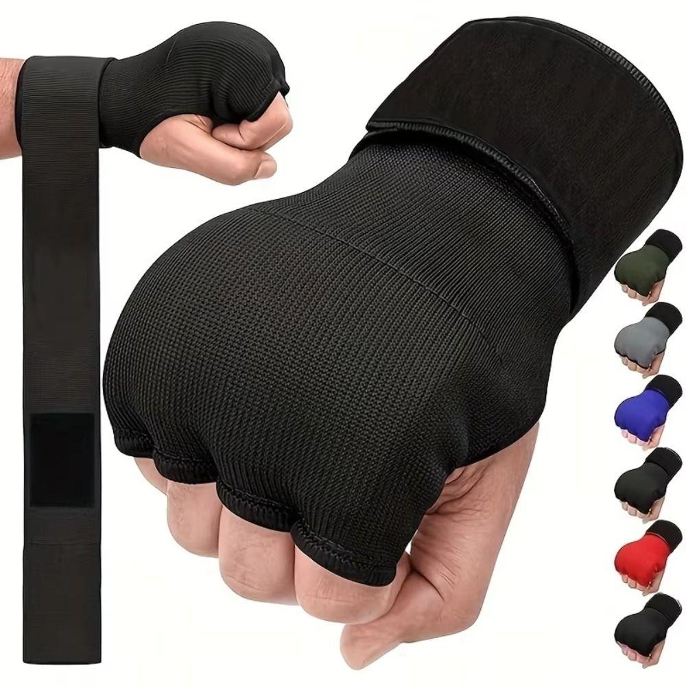 Foam Padding Boxing Gloves Thickened Half-Finger Boxing Gloves Muay Thai Gloves Sports Sanda