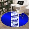 1PC round rug Birming-ham Football Club Printed Round Area Rug ,Rug For Home Office, Round Chair Rug, Decorative Carpet Fan gifts Christmas gift