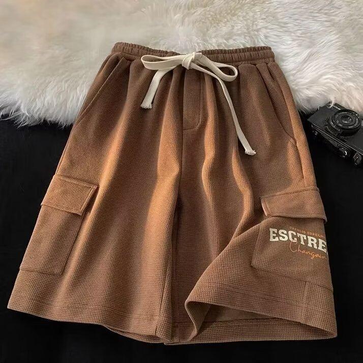 Summer New Men's Shorts Loose All-match Fashion Trend Thin Five-point Pants High Street Hip-hop Casual Pants