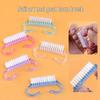 Translucent Ram's Horn Nail Cleaning Brush - Compact