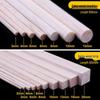 DIY Handmade Balsa Wood Round Rods and Strips for Model Building and Aircraft Model Kits