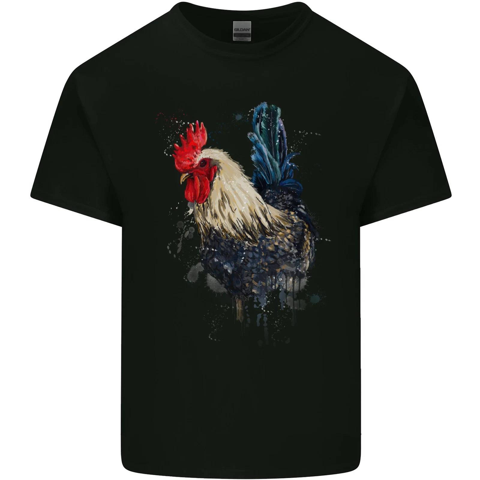 A Chicken Watercolour Kids T-Shirt Childrens 2XL