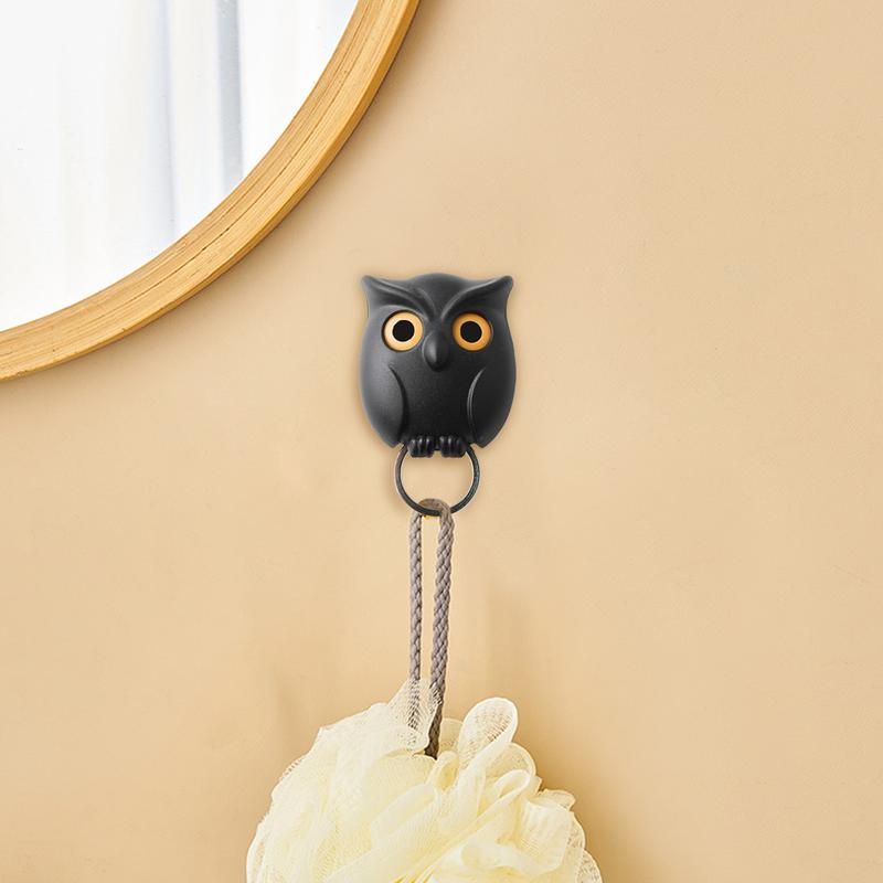 Night Owl Key Holder Household Animal Key Holder Wall Funny Ornament For Home Cute Wall Decoration Creative Night Owl Key Hooks