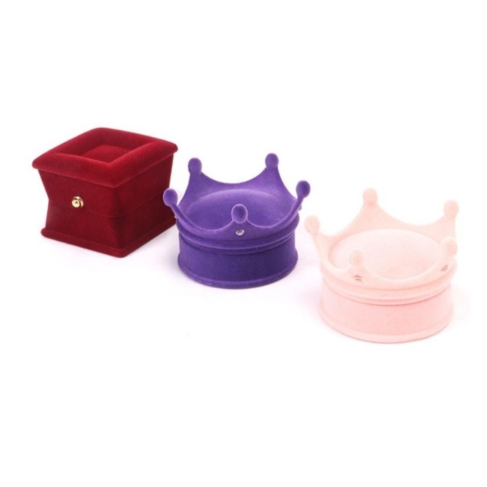Anti-collision Christmas Jewelry Box Storage Flannel Jewelry Organizer Propose