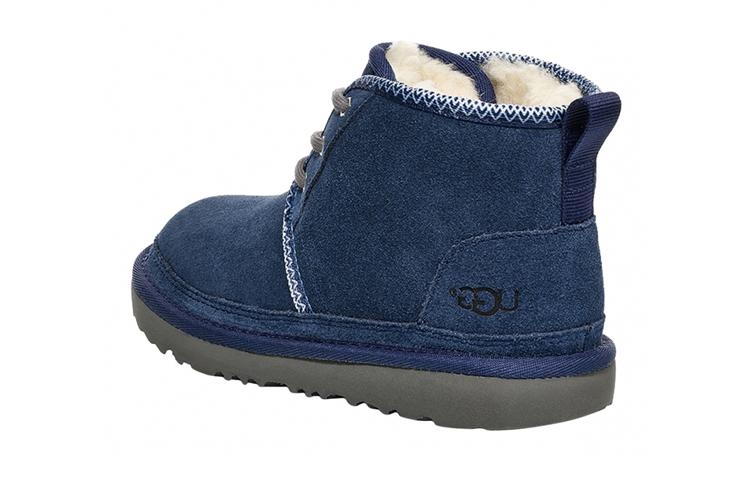 UGG Neumel 2 Tasman Suede Ankle Length Snow Boots Marine Blue Teenagers 1094529K-NTSM