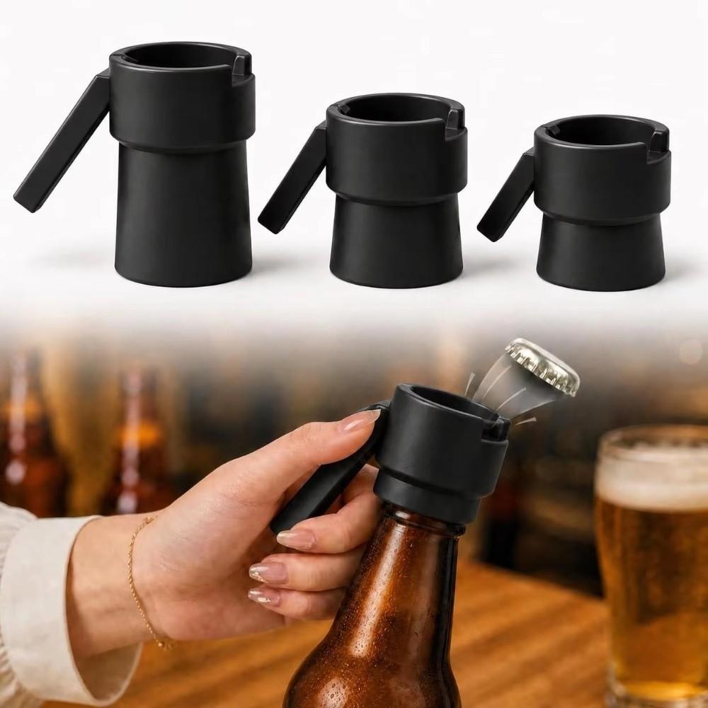 3PCS 3D Printed Cap Launcher Remover Portable Beer Can Opener Bottle Cap Deflectors  Novelty Gift