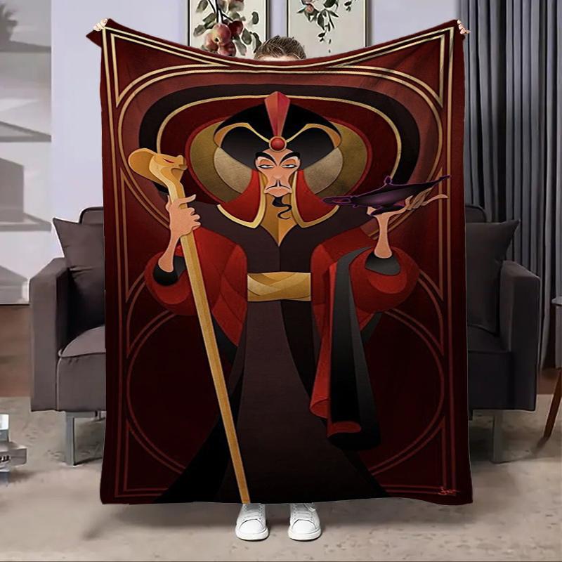 Disney Classici Cattivi Estate Inverno Bambini Adulti Coperta in Flanella Morbida Peluche per Bambini per Camera da Letto Viaggio Ufficio Divano Coperta