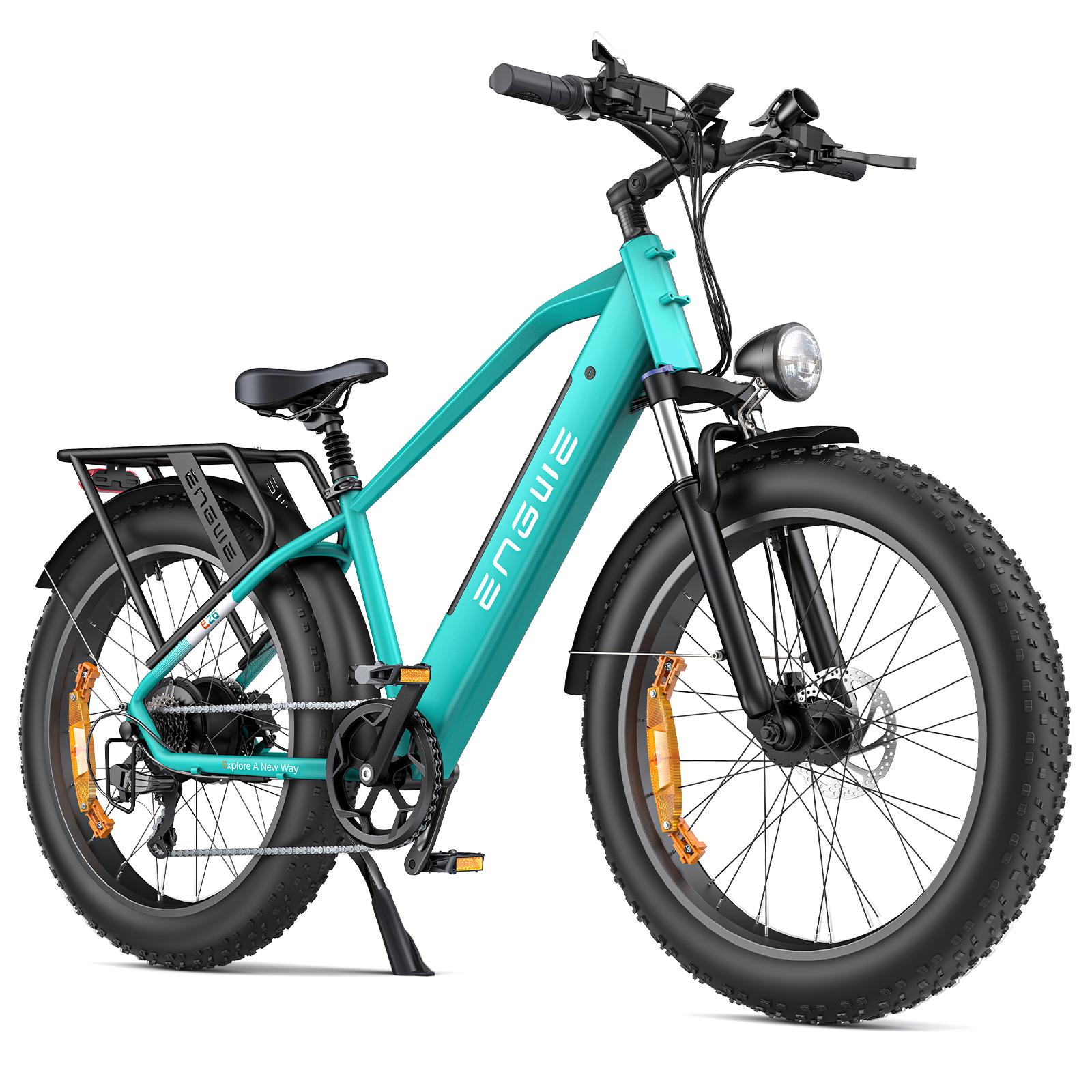 Ebike Big Save Yellow Engwe E26 250W Electric Bike – 48V16ah, 26×4.0 Tires, 140Km Range, 7-Speed, Lcd Display,