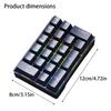 Small Mechanical Number Pad With Tactile Feedback For Efficient Data Entry And Office Use
