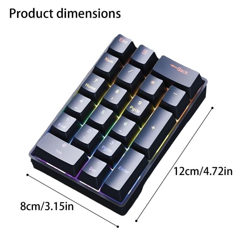 Small Mechanical Number Pad With Tactile Feedback For Efficient Data Entry And Office Use