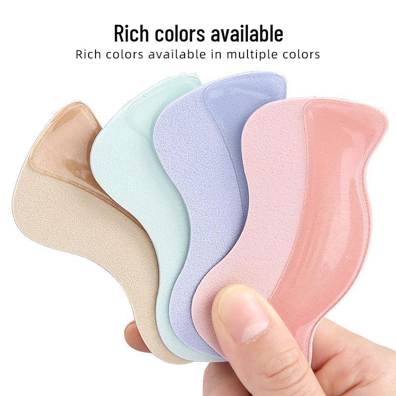 Fan-shaped Soft Elastic Loafer Heel Stickers for Size Adjustment & Anti-Slip Insole