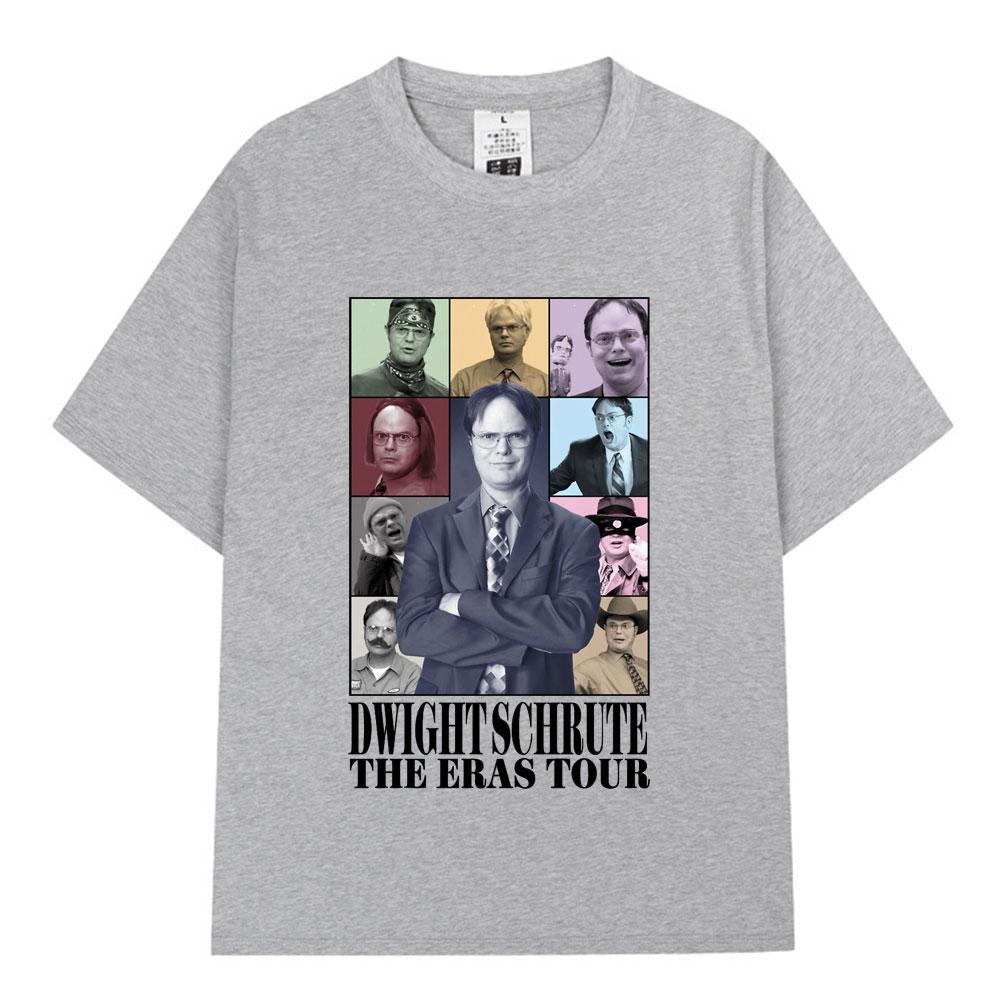 Dwight Schrute The Eras Tour Michael Scott Homage The Office Tshirt Unisex Women Cotton Casual Short Sleeve TShirts Streetwear
