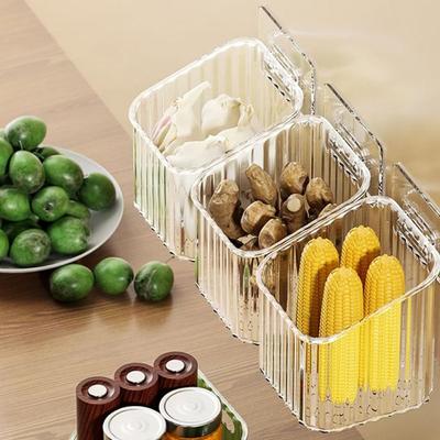 Onion Ginger Garlic Storage Box Wall Mounted Hanging Basket Durable Storage Rack