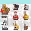 Educational Intelligence Development Toy X0164 Vintage Series Roman Spartan Crusader Kids Plaything X643-650