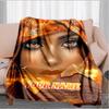 1PC Custom Name "Golden Desert Dreams" flannel blanket versatile,all-season throw suitable for the living room,bedroom,camping,travel,and gift