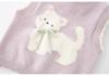 2026 Girls' Knit Vest, Ages 1-5: Princess Cardigan Sweater, Stylish Spring & Autumn Outfit.