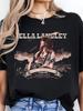 New Summer Loosefitting Retro Plus Size Tshirt Langley Dandelion Tour Streetwear Tshirt Casual Crew Neck Top