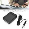 Pedale Singolo di Sustain da 6,35 Piedi per Pianoforte Tastiera Elettronica