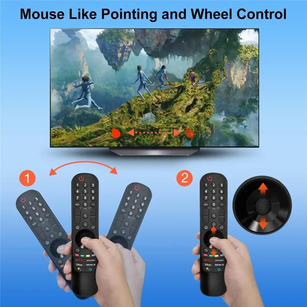 MRSVI Magic Remote Control MR21GA with Air Mouse Voice Function for 2021 Smart TV 4K 8K UHD OLED QNED NanoCell