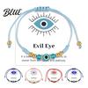 Evil Eye Bracelet String Adjustable Braided Rope Good Luck Amulet