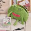 Desktop Organizer Big Mouth Frog Pen Bag Large Capacity Pencil Bag Stationery Pouch  School Office
