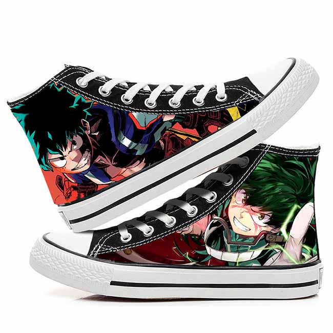 

Нове аніме My Hero Academia Cosplay Casual Graffiti High Help Canvas Shoes Cos Hip Hop Student Shoes 43