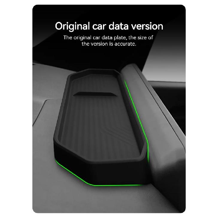 Suitable for 24-25 Kia EV9 rear-screen storage box interior modification device storage box car modification products