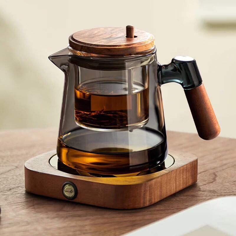 Qiwei Yihu One-Click Filter Glass Teapot