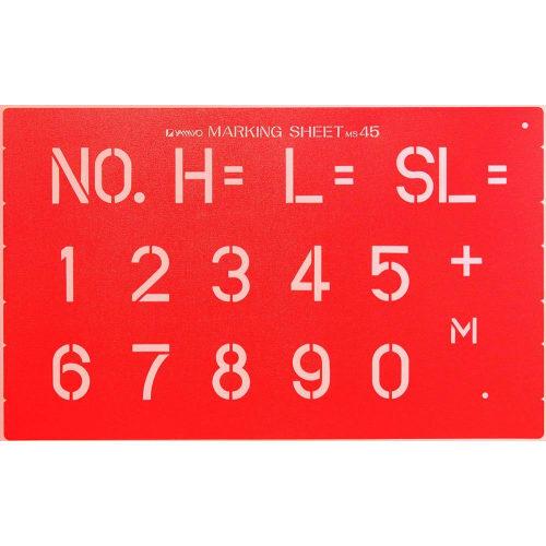 YAMAYO Marking Sheet 45mm MS45-A