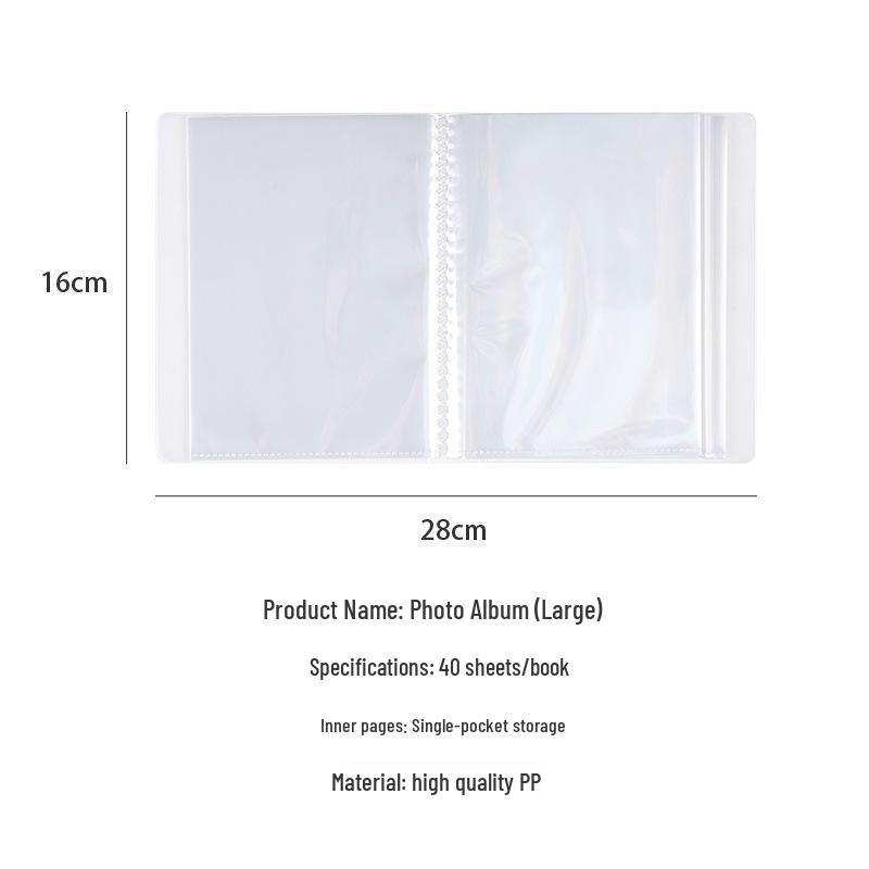 Moyan Premium Waterproof A6/A5 Pocket Photo & Sticker Storage Album, Large Capacity