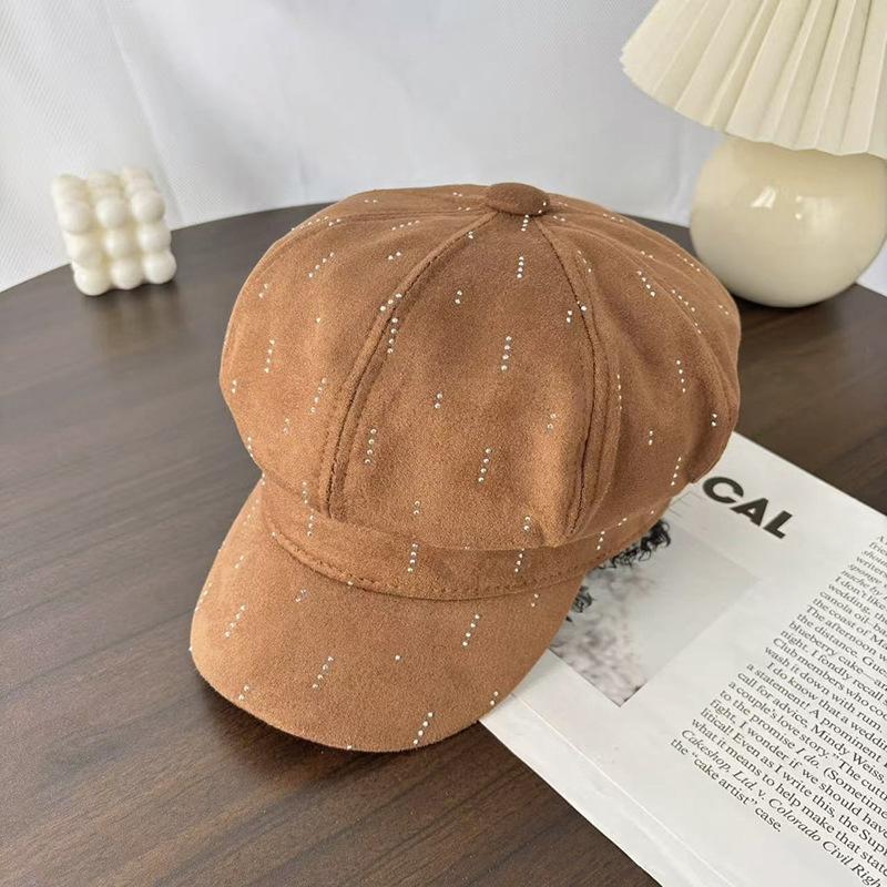 

New fashion creative hot diamond satin bright silk breathable baseball cap outdoor travel breathable face small sun hat One size fits all (58-60cm) хакі