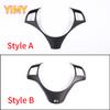ABS Plastic Car Steering Wheel Button Decoration Frame Trim Suitable for BMW 1 3 Series X1 E82 E84 E87 E90 E92 E93 2004-2012