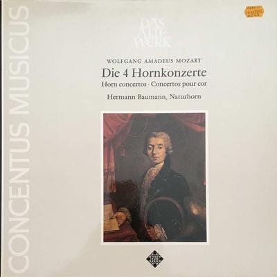 LP Record WOLFGANG AMADEUS MOZART - HERMANN B - Die 4 Hornkonzerte (Horn Concertos  SAWT9627A Telefunken Germany Classical Used