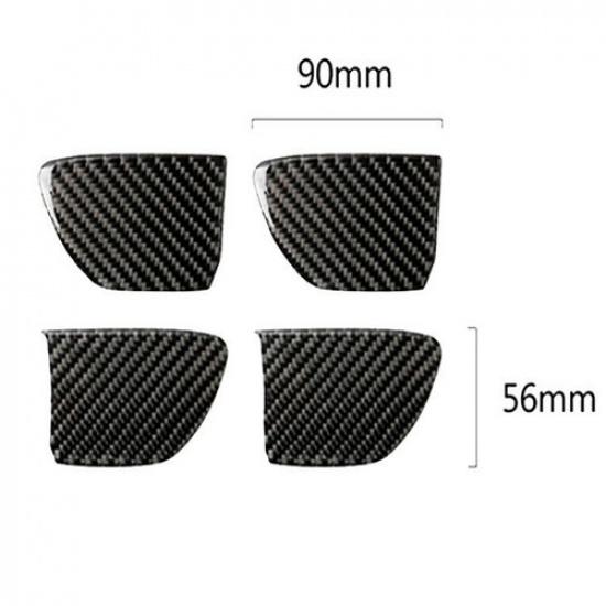 ABS Kohlefaser Innen Türgriff Schale Abdeckung Zierleiste Passend für Infiniti Q50 Q60 2014-19