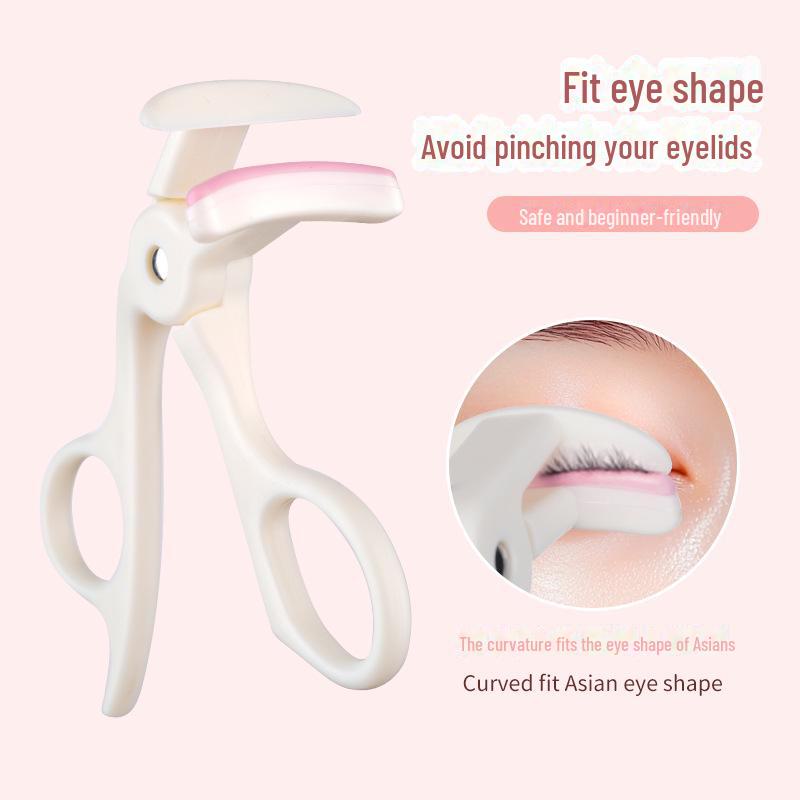 Wide Angle Portable Sunflower Eyelash Curler - Perfect for Beginners, Frame-Free Design, No Pinching