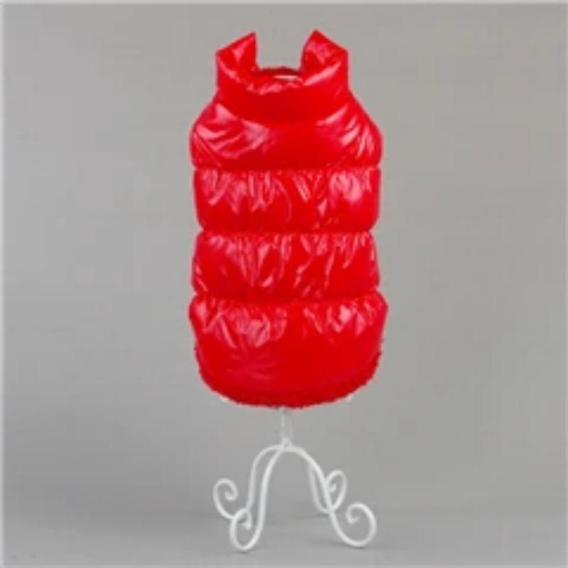 

Зимнее пуховое пальто для домашних животных, флис, теплая подкладка, карамельный цвет, теплое пуховое пальто для домашних животных, пуховая одежда для щенков, зимняя одежда, одежда XS-3XL M