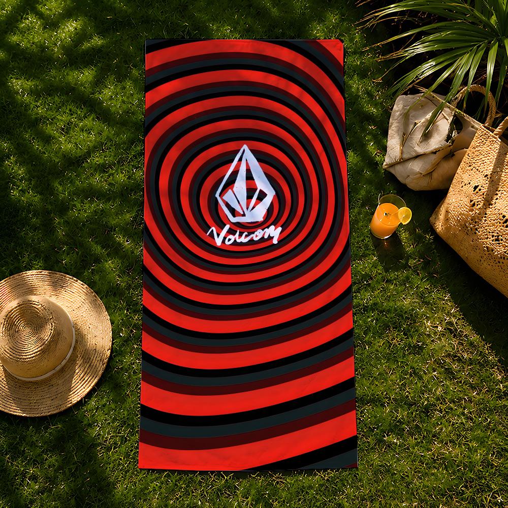 Brand V-Volcom Towel beach towel, quick drying absorbent bath towel for Swim,Gym,Camping,Outdoor