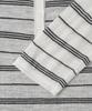 BASIKA Striped Layered Henley Neck Knit (White)