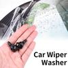 Auto Scheibenwischer Waschdüse Passend für die meisten Automodelle Auto Doppellöcher Auto Wischwasser Sprühdüse Wischerzubehör
