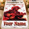 Flannel BlanketBruno Mars Custom Name Text Personalized Soft Warm Throw Blanket Home Decor Gift