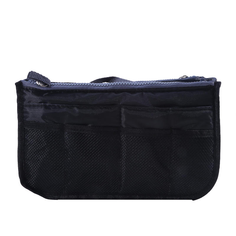 Outdoor Travel Purse Organizer Insert for Handbags Ladies Multi-function Toiletry Cosmetics Storage Bag Large Capacity Zipper Tote Bag