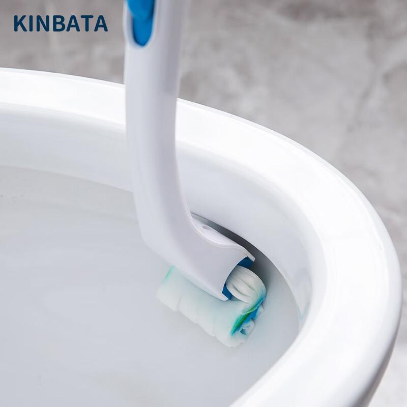 kinbata Flushable Disposable Toilet Brush Heads