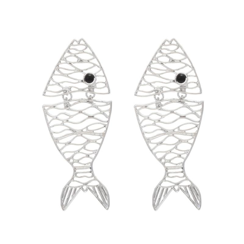 

Fish Studs Earrings/Necklaces Female Ear Studs/Chokers Women Jewelry Party Jewelry Alloy Material Gift for Women Girls