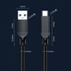 USB3.2 Typ A auf USB C Gen2 10Gbps Kabel Datenübertragung SSD Festplatte NVMe Kabel 3A 60W Schnellladung für iPhone 15 16 Samsung