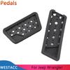 Stainless Steel Car Pedals Accelerator Gas Brake Pedal Cover for Jeep Wrangler JK 2007 - 2017 AT Parts Interior